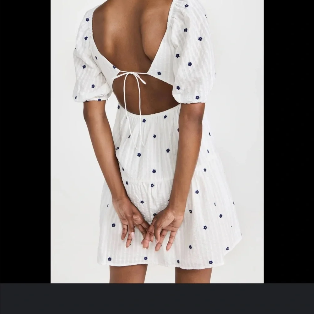 ❕SALE❕ Rails Selene Floral Embroidered Seersucker Dress